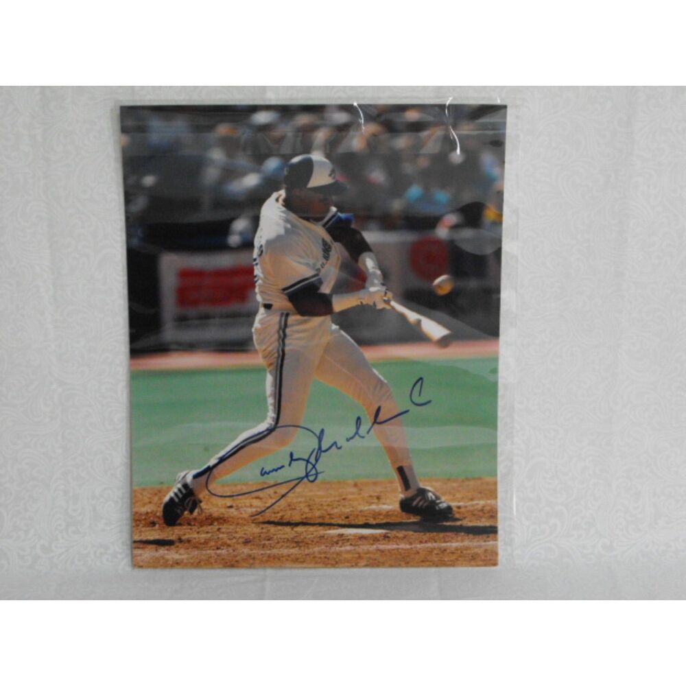 Candy Maldonado Toronto Blue Jays 8x10 Autographed photo